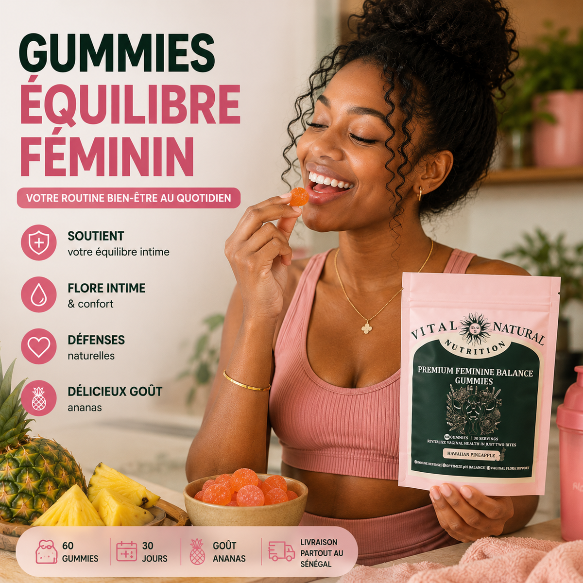 Gummies Équilibre Intime™:Moins de gêne, plus de confiance, plus de sérénité au quotidien. 💕