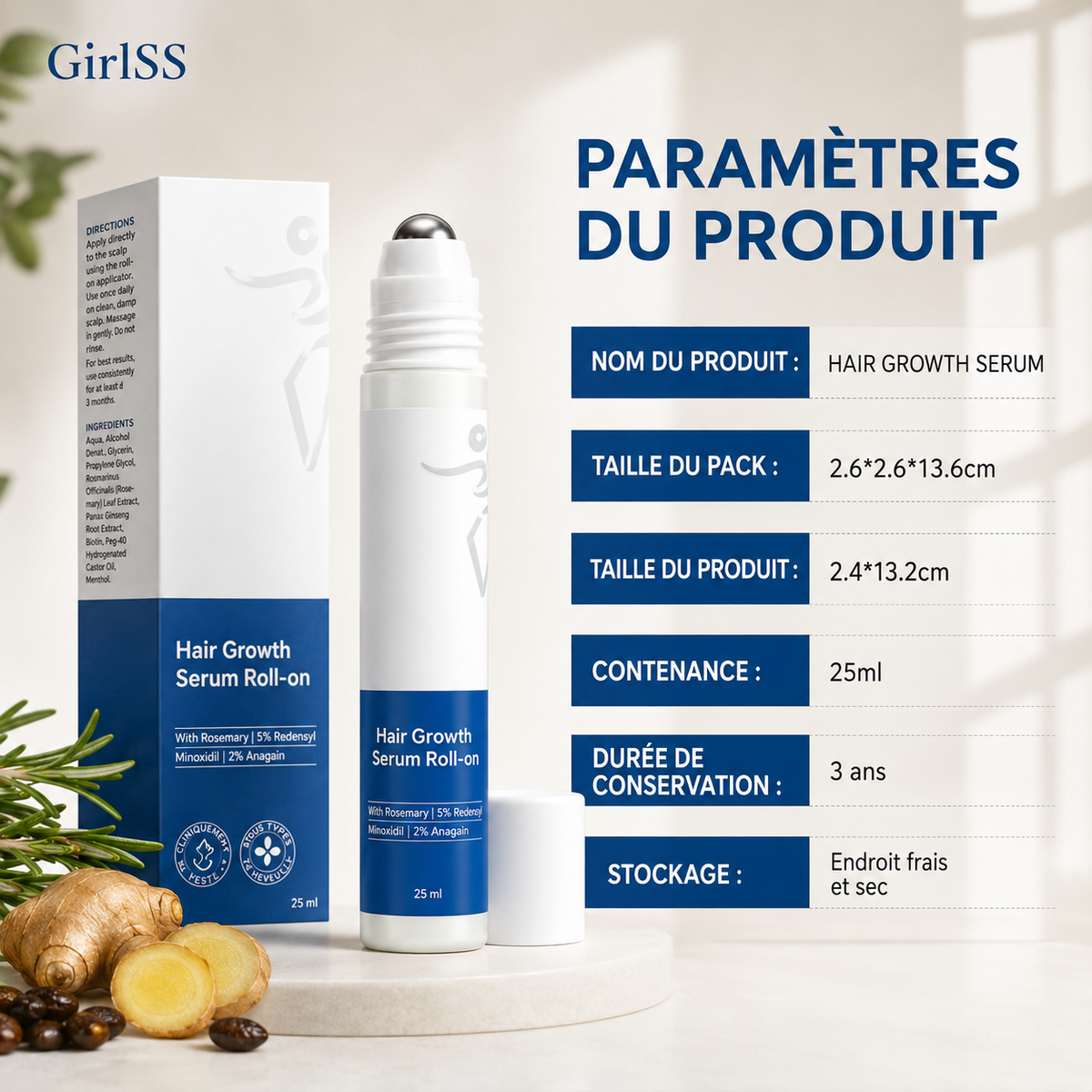KERAVIVE™: Stoppez la chute de vos cheveux et retrouvez une chevelure plus dense naturellement.