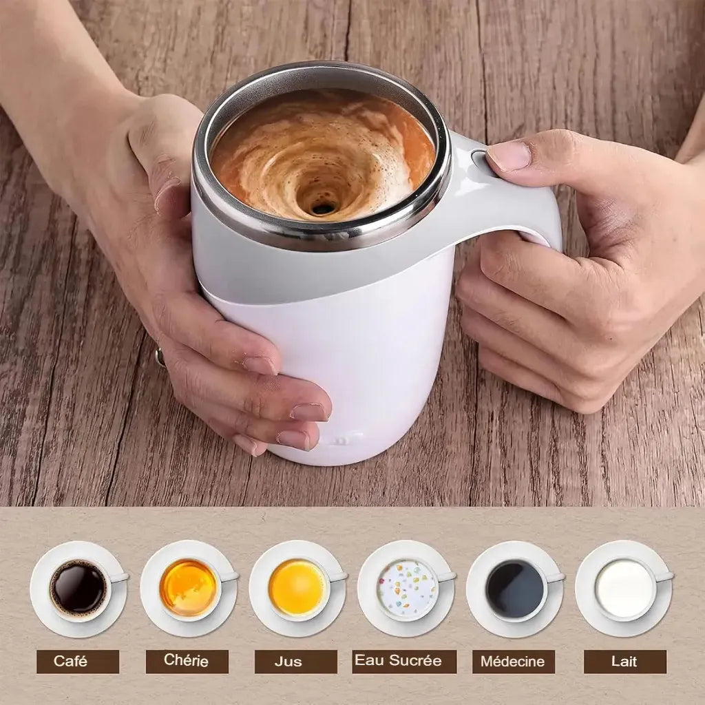☕ Découvrez TurboMug™, la tasse intelligente qui mélange votre café automatiquement en une simple pression.