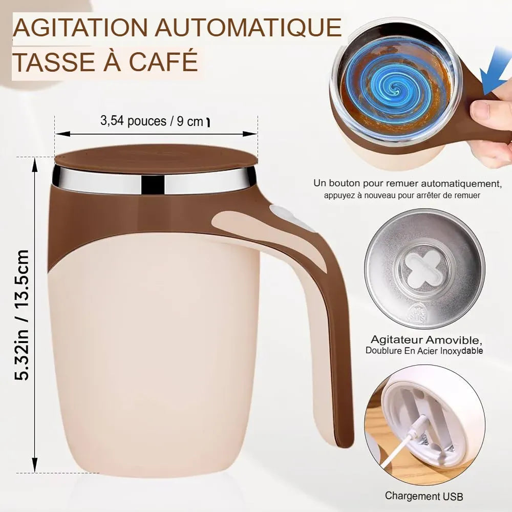 ☕ Découvrez TurboMug™, la tasse intelligente qui mélange votre café automatiquement en une simple pression.